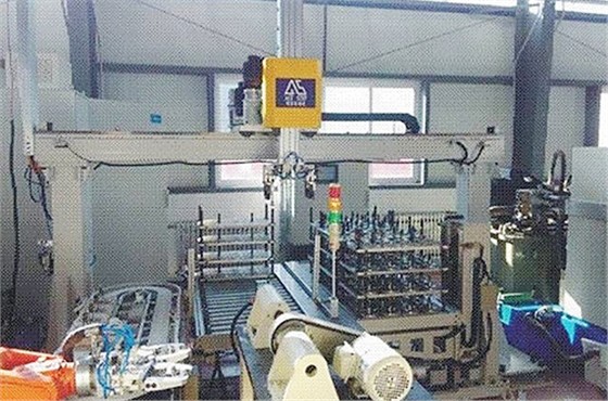 山東客戶(hù)曲柄自動(dòng)化生產(chǎn)線(xiàn)